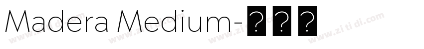 Madera Medium字体转换